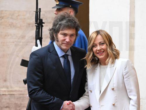 Ιταλία: Συνάντηση Μελόνι με τον πρόεδρο της Αργεντινής