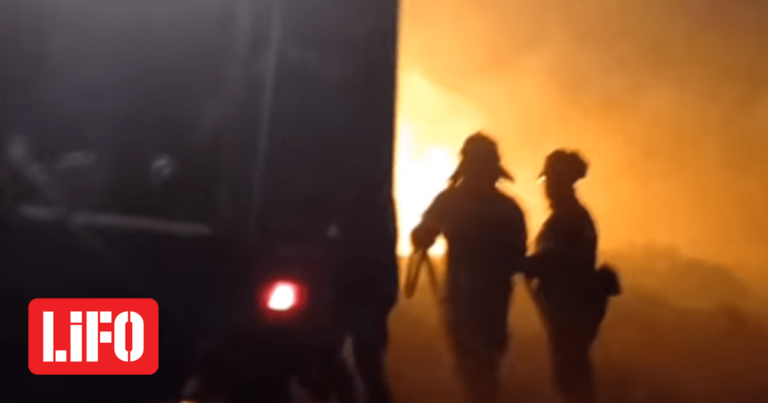 Μαίνεται η φωτιά στα Χανιά- Οι φλόγες έφτασαν κοντά σε οικισμό | LiFO