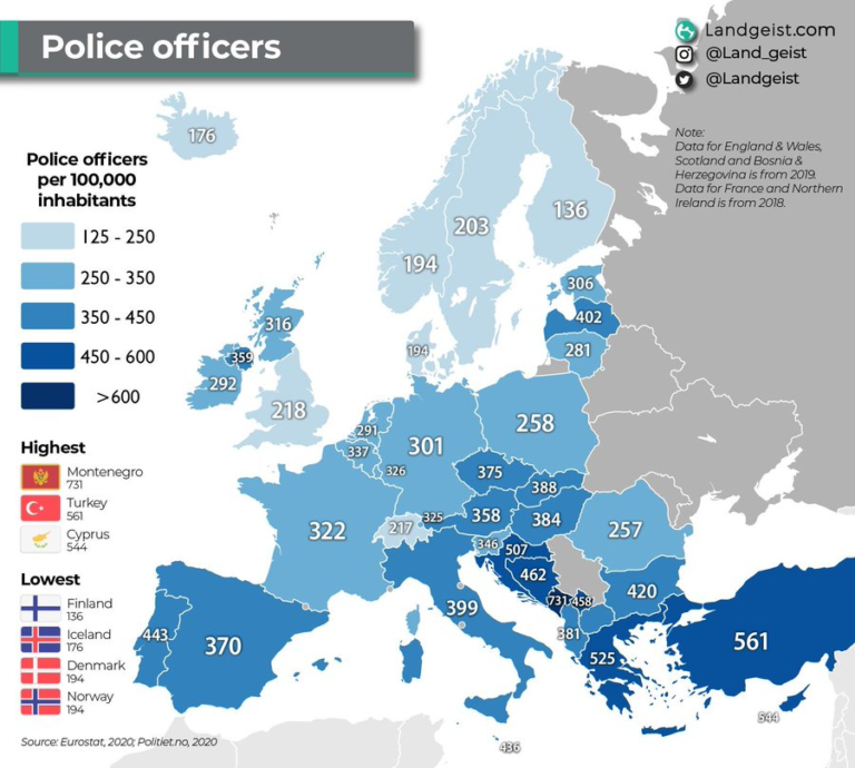 Ελλάδα: Ένας αστυνομικός για κάθε 190 πολίτες – Λιμενικά Νέα – limenikanea.gr