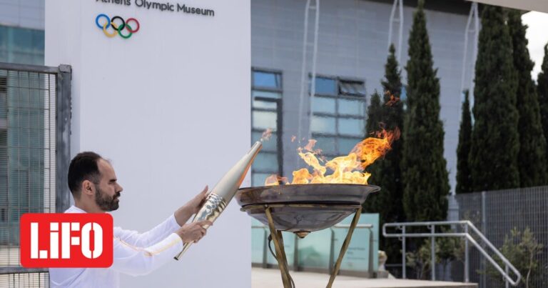 Το Ολυμπιακό Μουσείο Αθήνας έγινε μέρος του ταξιδιού της Ολυμπιακής Φλόγας | LiFO