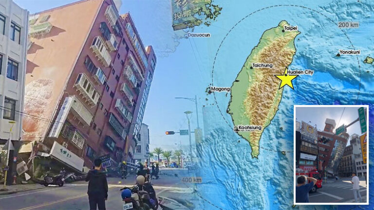 Iσχυρός σεισμός 7,4 Ρίχτερ στην Ταϊβάν