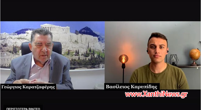 Ο Καρατζαφέρης μιλάει στον Καρυπίδη Βασίλειο για την πολιτική επικαιρότητα VIDEO