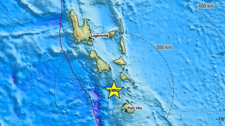 Σεισμός 6,4 Ρίχτερ στο αρχιπέλαγος Βανουάτου