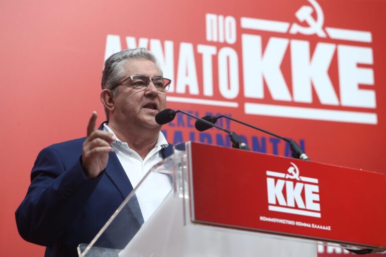 Δημήτρης Κουτσούμπας: «Να μετατραπεί η ψήφος μας σε ένα γερό χαστούκι για την αντιλαϊκή πολιτική»