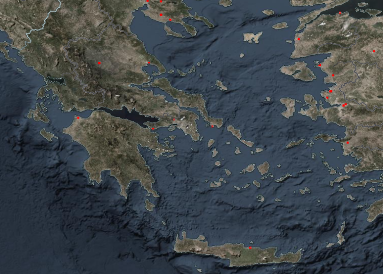 Πού έχει φωτιές στην Ελλάδα – Live χάρτης με τα ενεργά μέτωπα