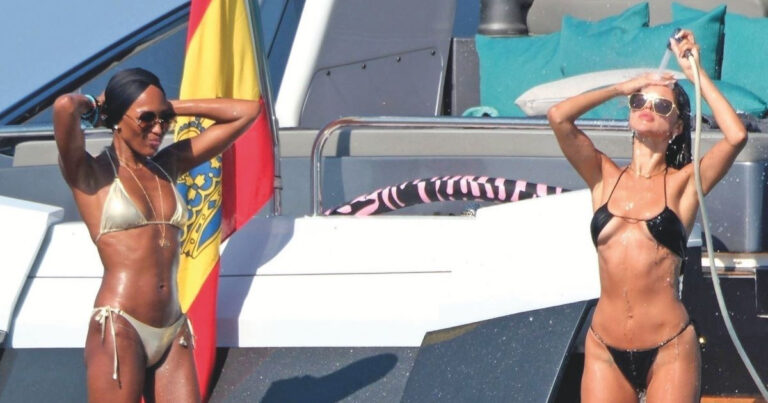 Ναόμι Κάμπελ: Διακοπές με πολυτελή θαλαμηγό στην Ίμπιζα μαζί με την Έιζα Γκονζάλεζ!
