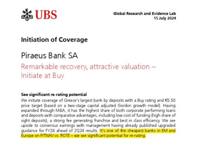 Το roadshow της Πειραιώς στις ΗΠΑ και η UBS, το big deal του Βασιλάκη, η μεταγραφή Κρούσκα στην Eurobank και ο πόλεμος, η διαπόμπευση του pirouetter ΜΜ, ο γουρλής Πιέρ και γιατί χώρισε η καλλονή δημοσιογράφος με τον manager