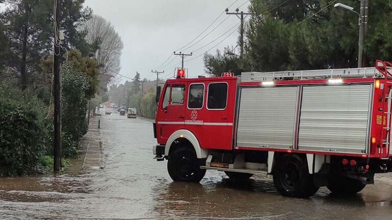 Ενέργειες του Πυροσβεστικού Σώματος για τις βροχοπτώσεις στην Αττική